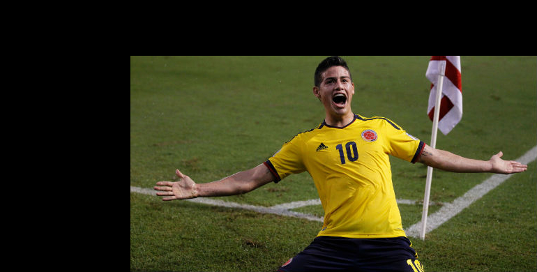 James Rodríguez. Jugador del Real Madrid