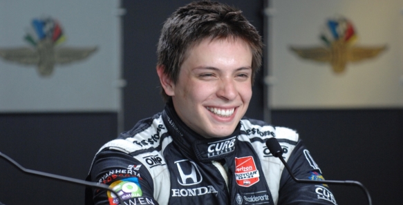 Gabby Chaves, el mejor novato de la IndyCar en 2015