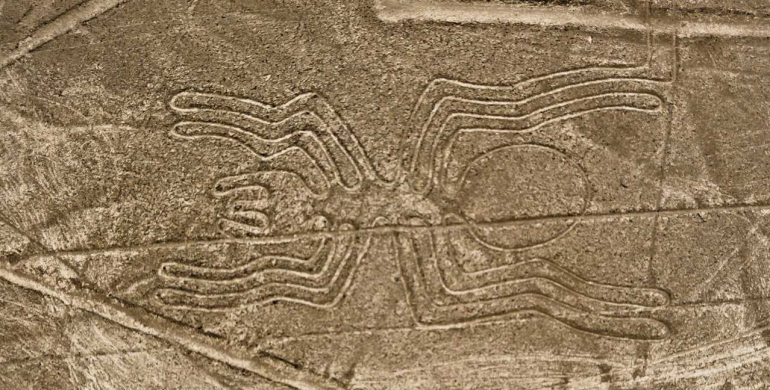 El camión que dañó las milenarias Líneas de Nazca