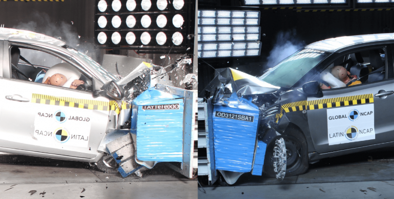 Toyota Yaris y Suzuki Baleno se rajaron en seguridad según Latin NCAP