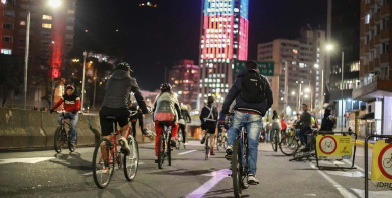 ¡Vuelve la ciclovía nocturna a Bogotá después de dos años!