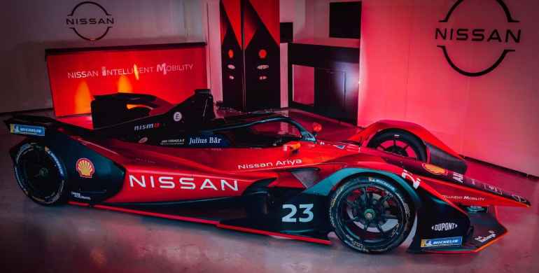 Nissan revela la nueva “pinta” de su auto para la Fórmula E
