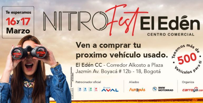  Visita la feria nitro fest donde podrás encontrar vehículos usados