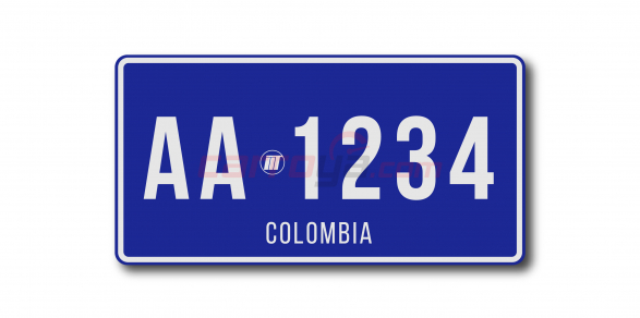 simplemente Mendigar Astrolabio Así puedes identificar los 6 tipos de placas de carros que circulan en  Colombia