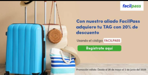 Viaja tranquilo en este puente con el "TAG" de FacilPass